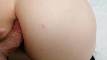 Preview 4 of Enak Ga Mas - The stepbrother fuck Christinne`s ass while she is reading erotic book