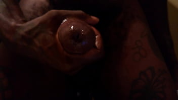 Preview 1 of Brother Sisters Sexvideo - Hairy BBC solo Hallelujah Johnson Masturbating Part 2