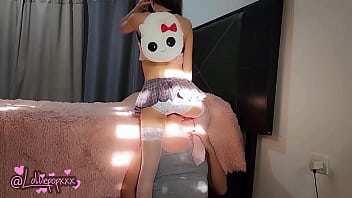 Preview 2 of Full Malayali - Peque&ntilde_ita nena horny despues de clases pide una comida de vagina