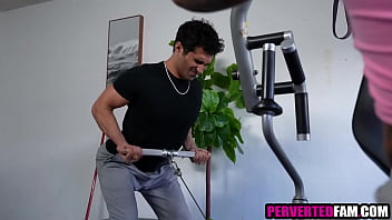 Preview 2 of Vr Maid - Stepbrother and stepsister working out &amp_ fucking