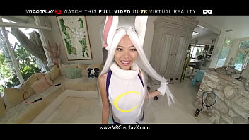 Preview 1 of Cybiil Allone - Asian Babe Vina Sky As MY HERO ACADEMIA MIRKO Wants Your Thick Dick VR Porn