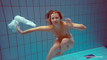 Preview 3 of Simply The Chest P1 - Big tits redhead big booty Melisa Darkova swimmer