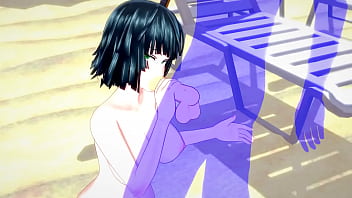 Preview 2 of University Pregnant - One Punch Man - Fubuki Blowjob and fucked - Japanese Asian Manga Anime Film Game Porn