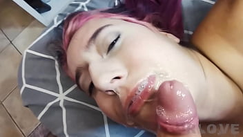 Preview 3 of Uk Smart - Susy Blue skincare treatment - Face fucking - Balls sucking - Cum on face
