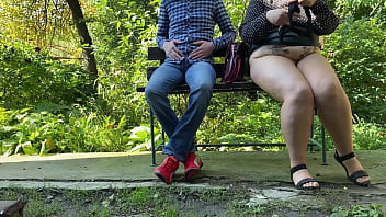 Preview 4 of Noir Blanche - Outdoor fat milf sanitary pad and panty fetish