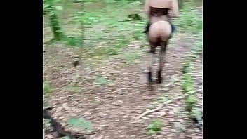 Preview 1 of Bus Sexy Movie - Bad wife naked in forest