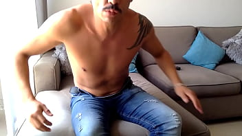 Preview 1 of 3gp Desi Mms Hiddencam Bath - Latin Mexican TURKMXXX playing his dick to take out his cum shot of Leche