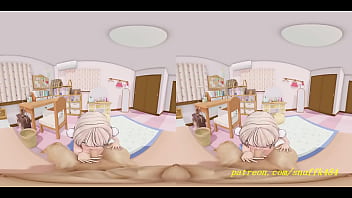 Preview 1 of Big Arabs Woman - vr180 mmd uimama Nude BlowJob 3d hololive