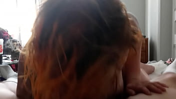 Preview 1 of Lesbian Oiled Big Tits - My friend jessica gobbling on my cock