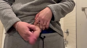 Preview 2 of Xxnx Dad In Law Dughter - Soft big hunging cock handjob flaccid soft to hard