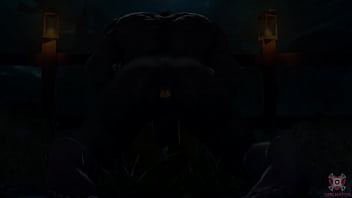 Preview 3 of Albanian Pornstar - FULL: Geralt fucks a pumpkin [Obbi-mation]