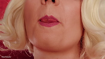 Preview 2 of Xxx X Djo - ASMR mukbang latex eating video - Arya Grander in braces