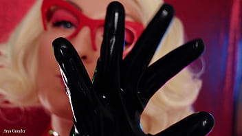 Preview 4 of Xxx X Djo - ASMR mukbang latex eating video - Arya Grander in braces