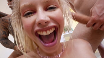 Preview 3 of Saree Vidio - MEGA GANGBANG WITH TAP! Crazy slut Vivian Lola gets triple anal penetration from seven strong cocks EKS547