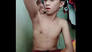 Preview 2 of Real Gay Incest Hidden Camera - Flexing my body