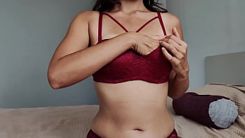 Preview 1 of Eva Notty As Mom - Sexy MILF mom lets her stepson play with her boobs