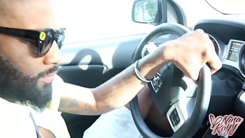 Preview 3 of Gat Asses - Slutty Busty Nina Kayy Blows and Fucks her Driver&#039_s Super Long Wang!