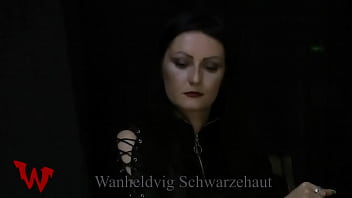 Preview 1 of Thailand Fuking - Dominatrix Nika fucks submissive in the mouth after the slave got a dildo in the ass from the fucking machine