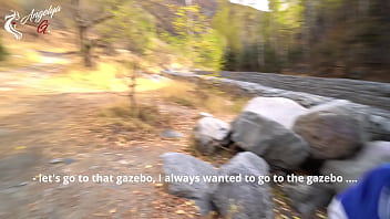 Preview 2 of Don T Mind Husband Ful Videos - Great blowjob in nature after a photo shoot of young tourists - AnGelya.G