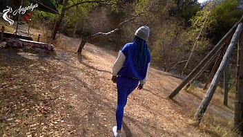 Preview 1 of Don T Mind Husband Ful Videos - Great blowjob in nature after a photo shoot of young tourists - AnGelya.G