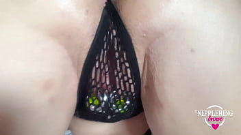 Preview 1 of Www Usa Xxxxx Video Sex Com - nippleringlover hot sexy milf fingering wet pussy,  multiple rings in pierced pussy lips close up