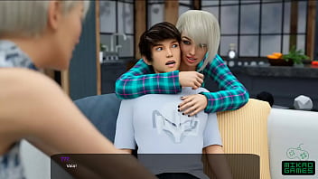 Preview 3 of Horny Bro Seduce Sister - Milfy City ep 48 Recompensa Sexual das secretarias Zuri e Suri