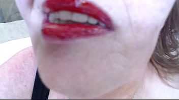 Preview 1 of Www Hay Hehe Com - 864 Older redhead DawnSkye offers up an IR roleplay for my African Lover J. Filthiest dirty talk and begging for a facial