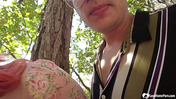 Preview 4 of Indian Pornx - Horny Couple Has Spontaneous Sex In The Woods