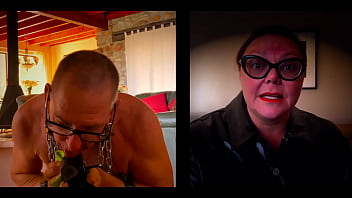 Preview 2 of Disabled Amputee Anal - Dominatrix Mistress April - Welcome in my Block House