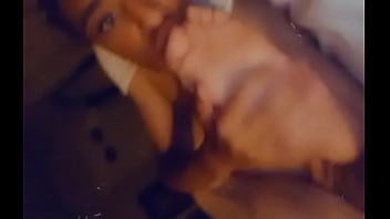 Preview 4 of Men Fucking Cat - Sucking on a white guys feet.
