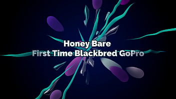 Preview 1 of Kamagni Hot - GoPro version Honey Bare first time blackbred