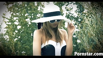 Preview 1 of Forced Indian Gang Rape Xxx - Sexy Jillian Janson Masturbates By The Outdoor Pool