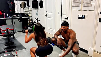 Preview 1 of Jordi Enp Reading Book Xnxx - Petite Latina Baby Nicols Gets Her Pussy Stretched By Jason Luv BBC