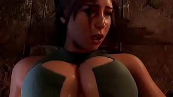 Preview 1 of Hijab Vintage - Hot 3D Lara Croft