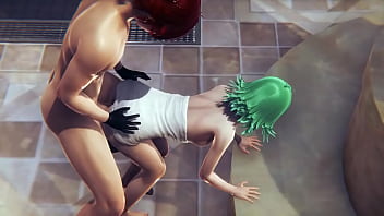 Preview 3 of Dick Woodsrent - One punch man - Tatsumaki blowjob and anal - Japanese Asian Manga Anime Film Game Porn