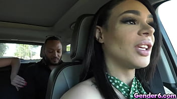 Preview 1 of Pashto Wwxxxx - Eva Maxim and Saska Sage get on top of Dillon Diaz&#039_s cock. Dillon Diaz seduce by two sexy transgender Eva Maxim and Saska Sage. Dillon can&#039_t deny the fact that he is horny too and wants to taste trans dick.