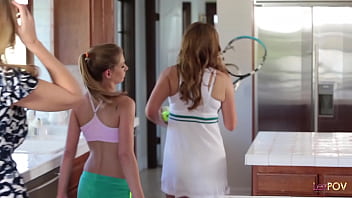 Preview 1 of Indian Antyas Xxxx Video - Playing tennis was exhausting for these lesbian chicks so they go inside for to fuck a lesbian milf