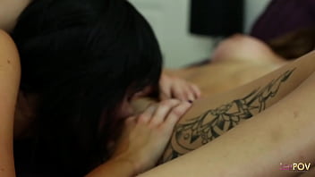 Preview 2 of Big Big Ti - This lesbian cuttie is squirting on her fuck buddys face after she nails her pussy with a vibrator