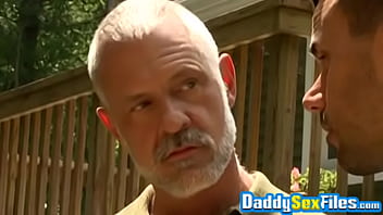 Preview 3 of Group Sexes Videos - Conner Habib and silver DILF Allen Silver pee and blow dicks