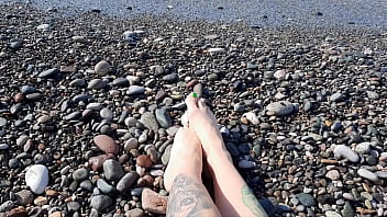 Preview 3 of Kita Kalifah - Sea-salted feet and toes of Dominatrix Nika. Lick her toes