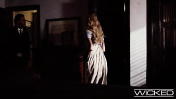 Preview 1 of Momsansax Salep - Wicked - Blonde Inn Keeper Babe Fucked Hard By A Mysterious Stranger