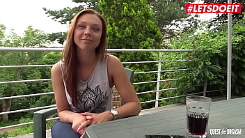 Preview 2 of 1st Time Sil Pack Big Dick - LETSDOEIT - Sweet Brunette Czech Slut Ornella Morgan In Hot Erotic Solo Show