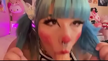 Preview 4 of Desi Sex Beti Baap - Clown sucks cock