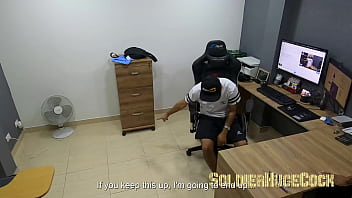 Preview 2 of Sex Underwater - I have a friend helping me clean my office... But she wants to charge me with sex and starts seducing me / Gaby Jimenez
