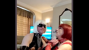 Preview 4 of Hot Beautiful Teen - Mistress Alison feeds Slut Carole her cum.