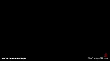 Preview 3 of United State Porn - Busty slave trainee sucking huge dick