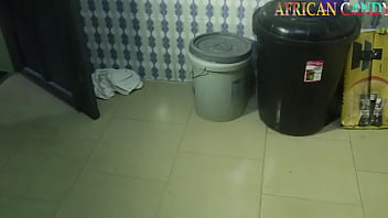 Preview 3 of Swazi Land Girls - African Corper Caught Banging Lecturer&#039_s Bbw Housewife Hardcore in the Kitchen