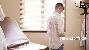 Preview 1 of Hd Video Little Gals - Twink Does What The Doctor Says