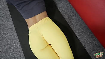 Preview 2 of Muslim Porn Com - Beautiful Petite Babe! Puffy Cameltoe,  Round Ass,  Flat Chest!