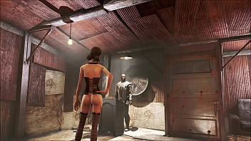 Preview 1 of Muscle Black Cock - Fallout 4 Good Church